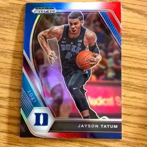 Jayson Tatum Duke #61 prizm card